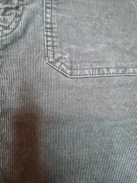 American Eagle Olive Green Corduroy Mini Skirt Size 6 - Picture 5 of 10